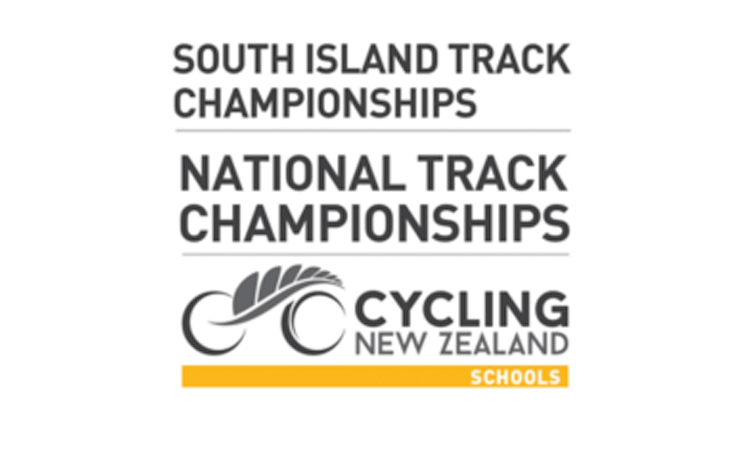 South Island National Track Championships Cycling New Zealand Schools logo