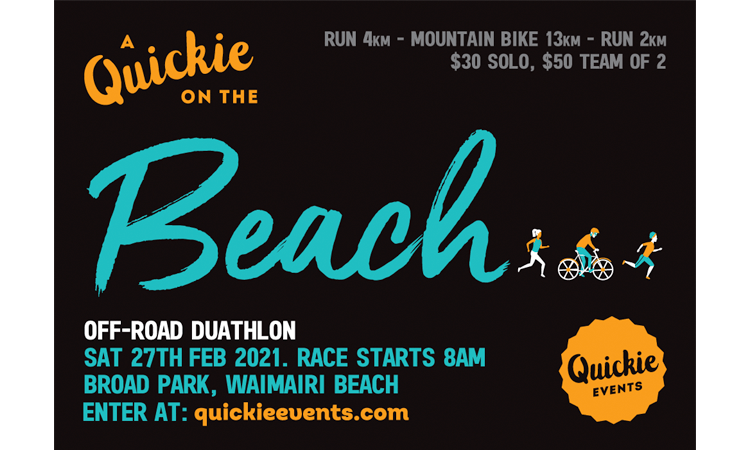 A Quickie on the Beach duathlon Christchurch