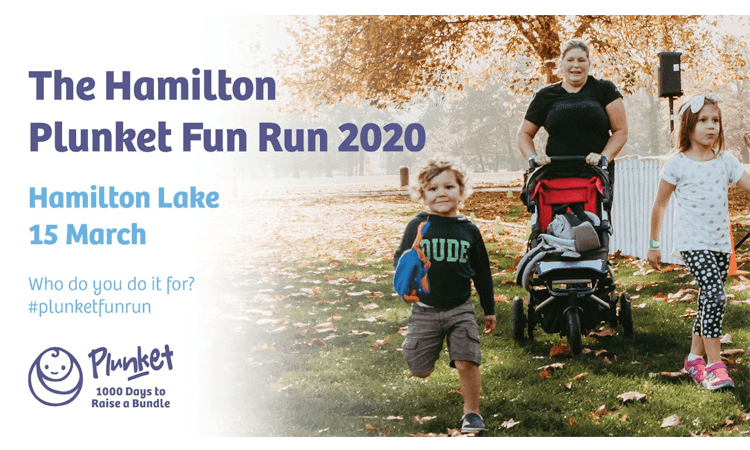 Hamilton Plunket Fun Run 2020 poster