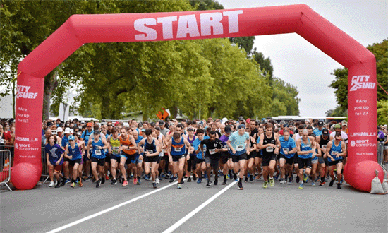 Les Mills City2Surf Fun Run Christchurch 550x330px