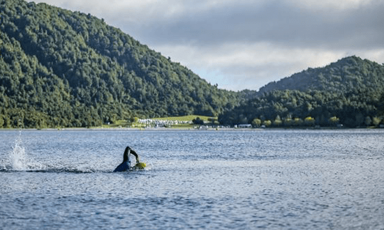 New Zealand Ocean Swim Series Legend of the Lake Open Water Swim Rotorua 550x330px