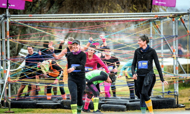 O Rock Rotorua Obstacle Challenge netting