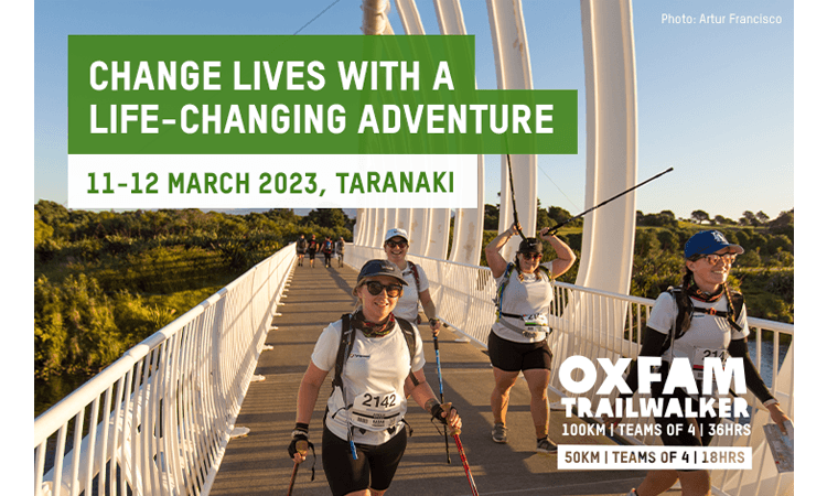 Oxfam Trailwalker Taranaki New Zealand 2023