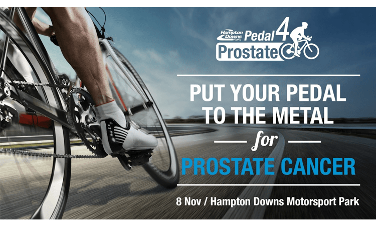 Pedal4Prostate Road Bike Fundraising Race Hampton Downs Motorsport Park Waikato