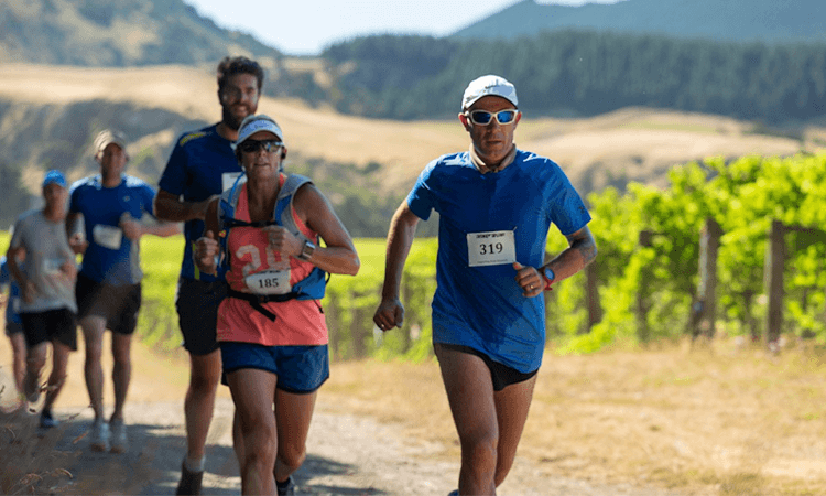 Pegasus Bay Vine Run Walk Waipara Valley Canterbury 2021 runners