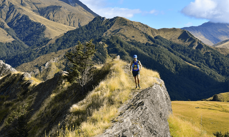 Shotover Moonlight Mountain Marathon and Trails Ben Lomond Otago 2021 ridge line 