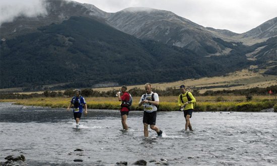 The James High Country 100km Trail Run Hanmer Springs Canterbury River Crossing