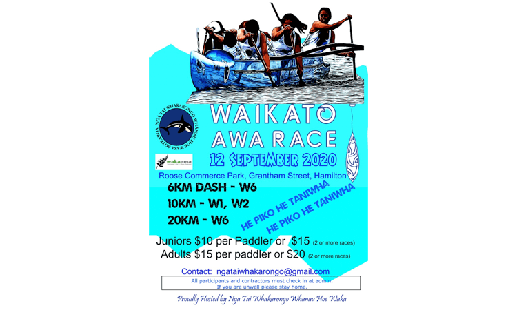 Waikato Awa Race poster