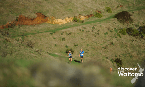 Waitomo Trail Run Waitomo Caves Waikato runners 550x330px