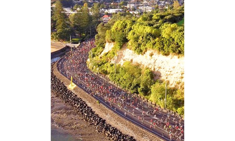 Waterfront Half Marathon Run Mission Bay Auckland 