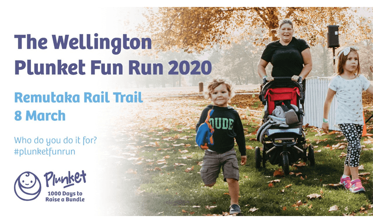 Wellington Plunket Fun Run 2020 poster
