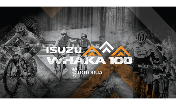 Whaka 100 Mountain Bike Marathon Poster Rotorua